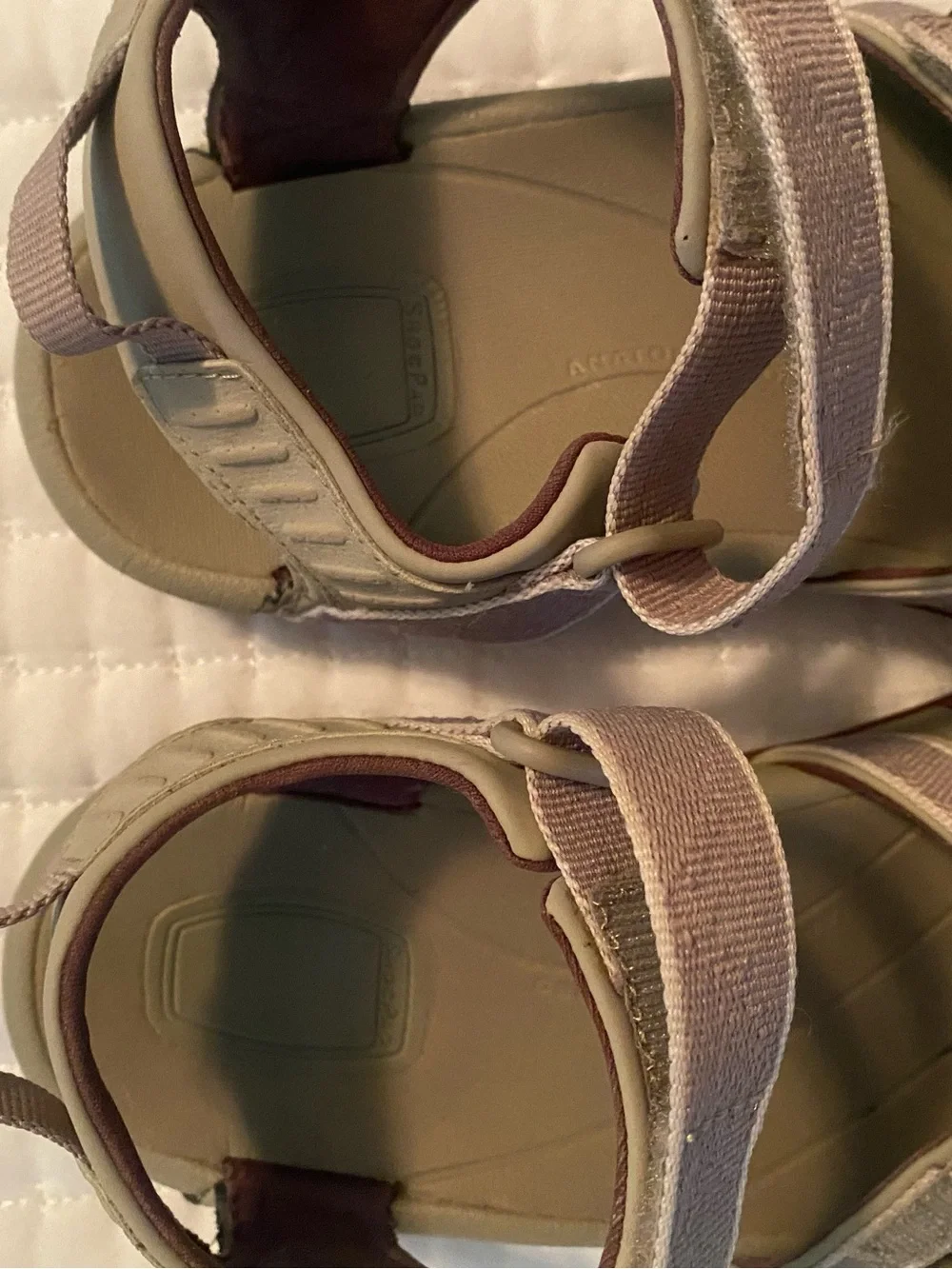 Teva Women’s Taupe Strappy Comfort Sandals